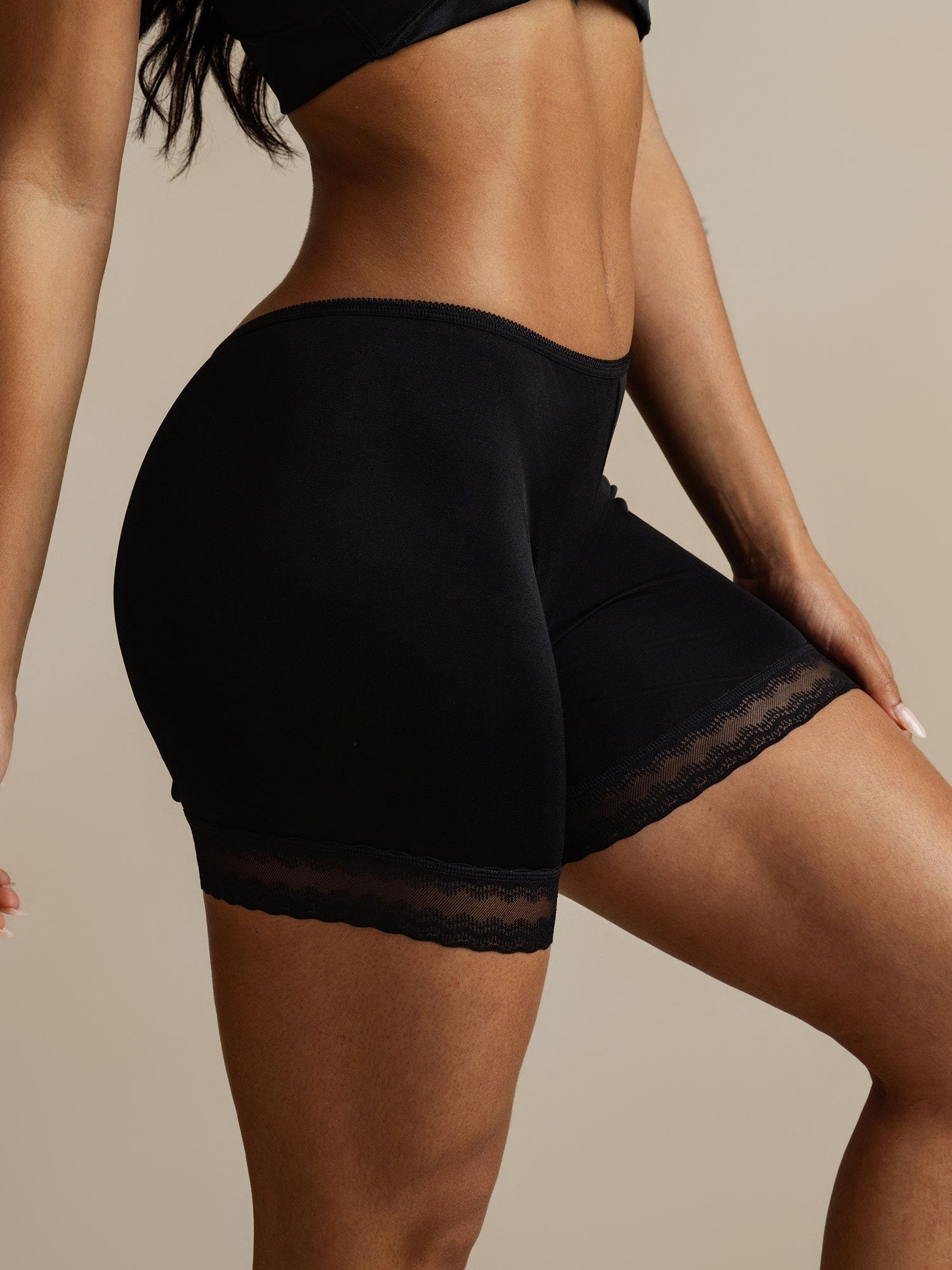 Mutandine a va alta in pizzo da donna Pantaloni corti di sicurezza taglie forti Intimo anti-esposizione Pantaloni a corsetto traspiranti M-3XL 200574005 Mutandine a va alta in pizzo da donna Pantaloni corti di sicurezza taglie forti Intimo anti-esposizione Pantaloni a corsetto traspiranti M-3XL 200574005