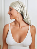 SilkSilky-IT Seta pura Sleep Cap Beige 004