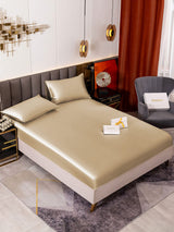[Beige] SilkSilky-IT 19Momme Set di biancheria da letto 001