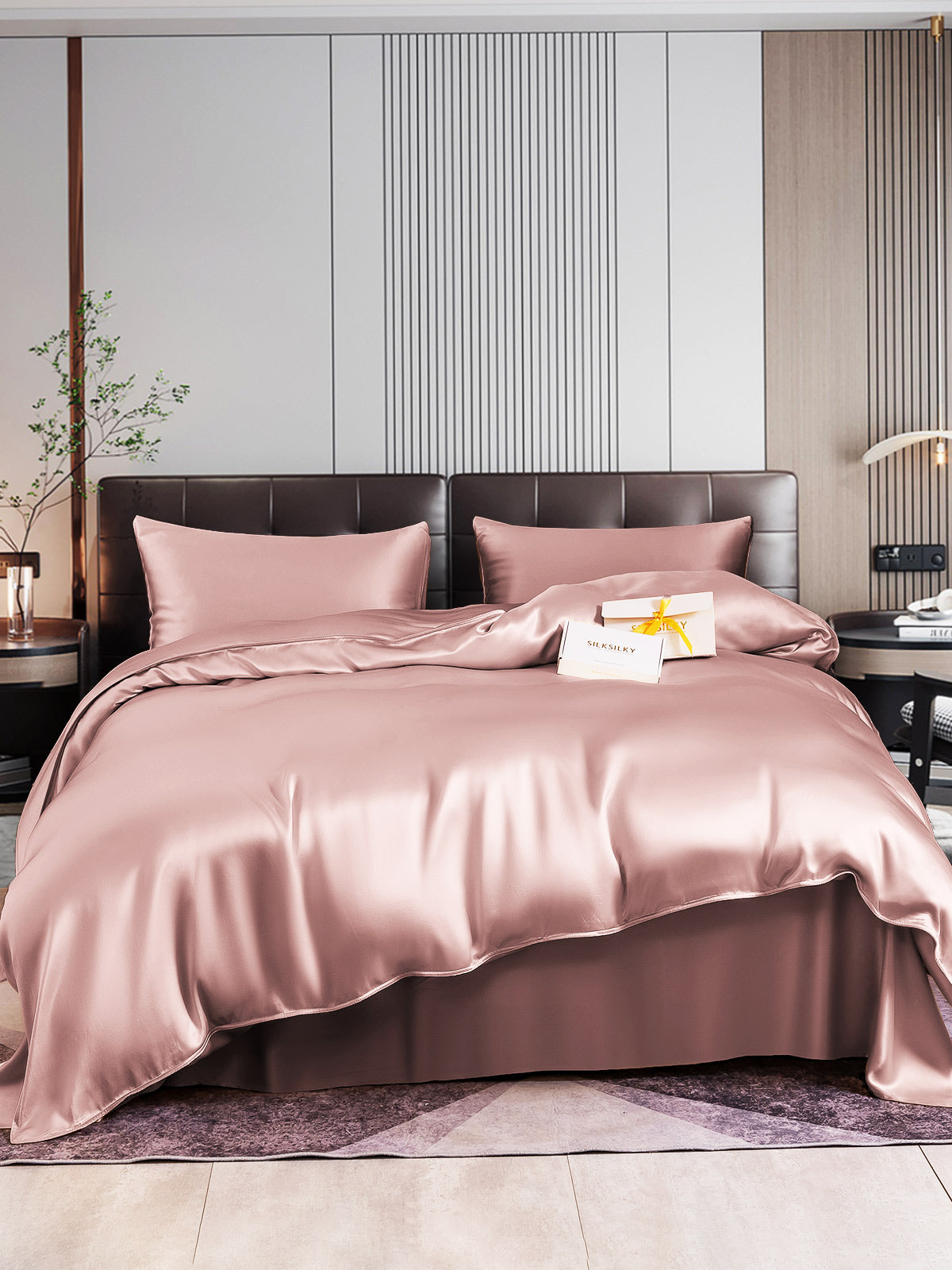 [Rosa] SilkSilky-IT 22Momme Seta pura Bedding Set 001