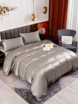 [Grigio] SilkSilky-IT 19Momme Set di biancheria da letto 001