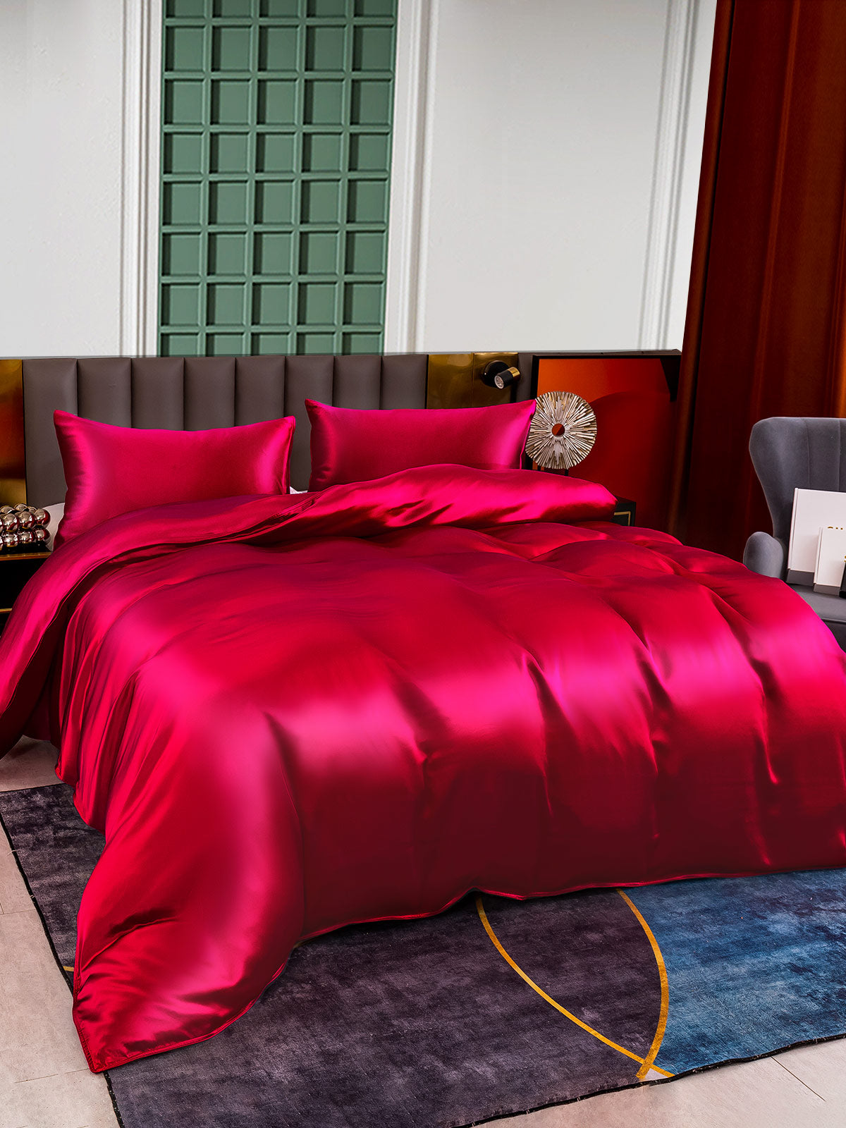 [Vino] SilkSilky-IT 25Momme Seta pura Bedding Set 004