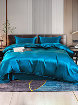 [Verde Acqua] SilkSilky-IT 22Momme Set di biancheria da letto 001