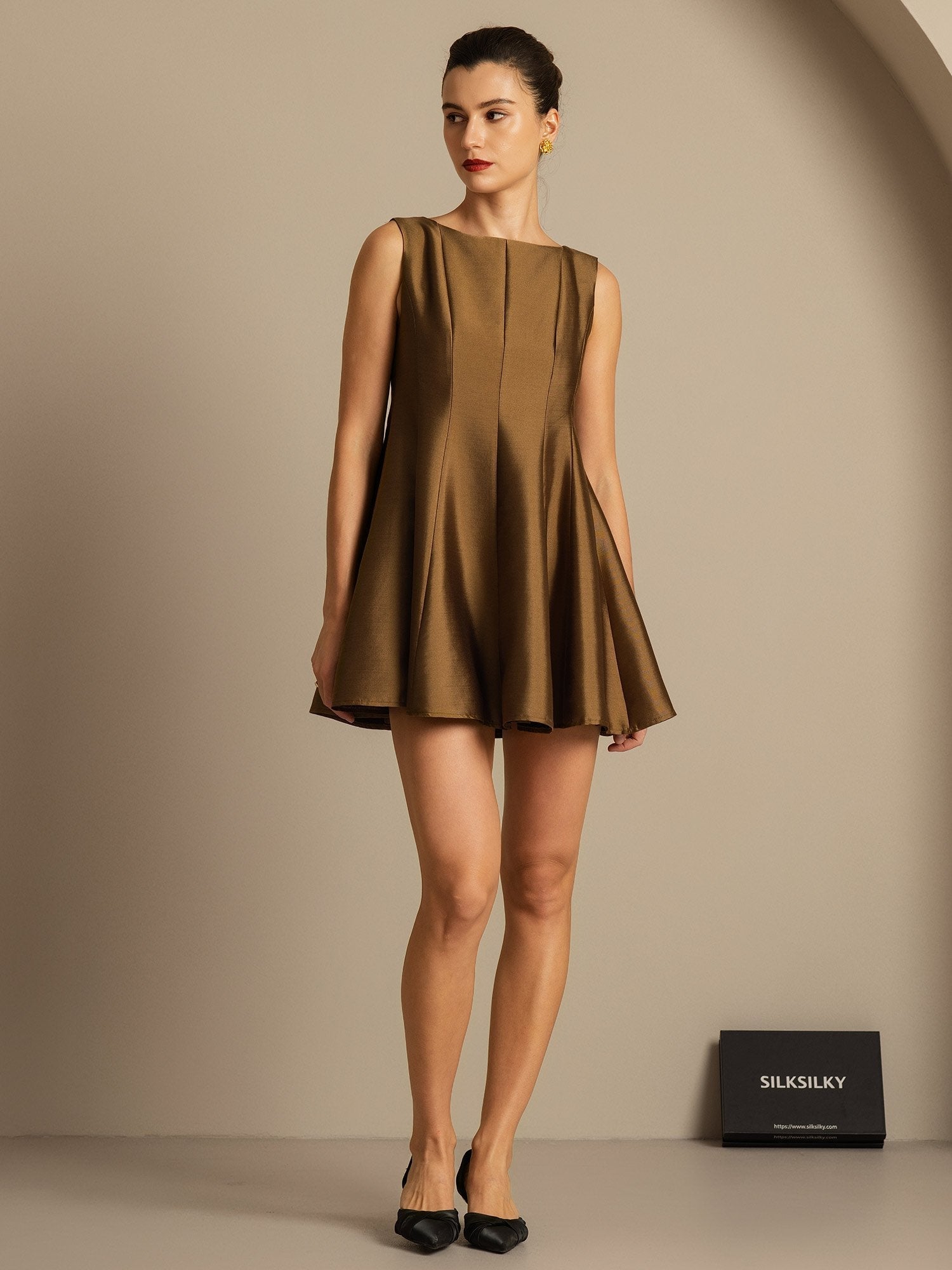 [Bronzo] SilkSilky-IT 32Momme Seta Dress 001,