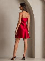 [Vino] SilkSilky-IT Sleeveless V Neck Vestiti da donna 002