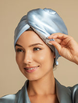 [Cielo Blu] SilkSilky-IT Turbante Per Capelli 001