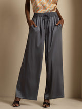 [GrigioScuro] SilkSilky-IT 19Momme Womens Pants 001