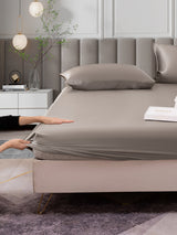 [Grigio] SilkSilky-IT 25Momme Set di biancheria da letto 006