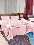 SilkSilky IT 22Momme Seta pura Bedding Set Rosa 008