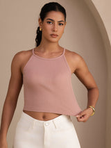 [Rosa] SilkSilky-IT Sleeveless Crew Neck Cami 004