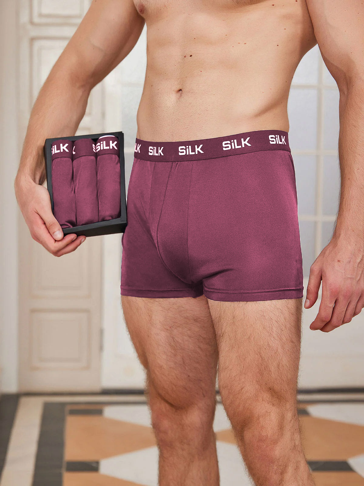 [Vino] SilkSilky-IT Seta pura Mens Underwear 001