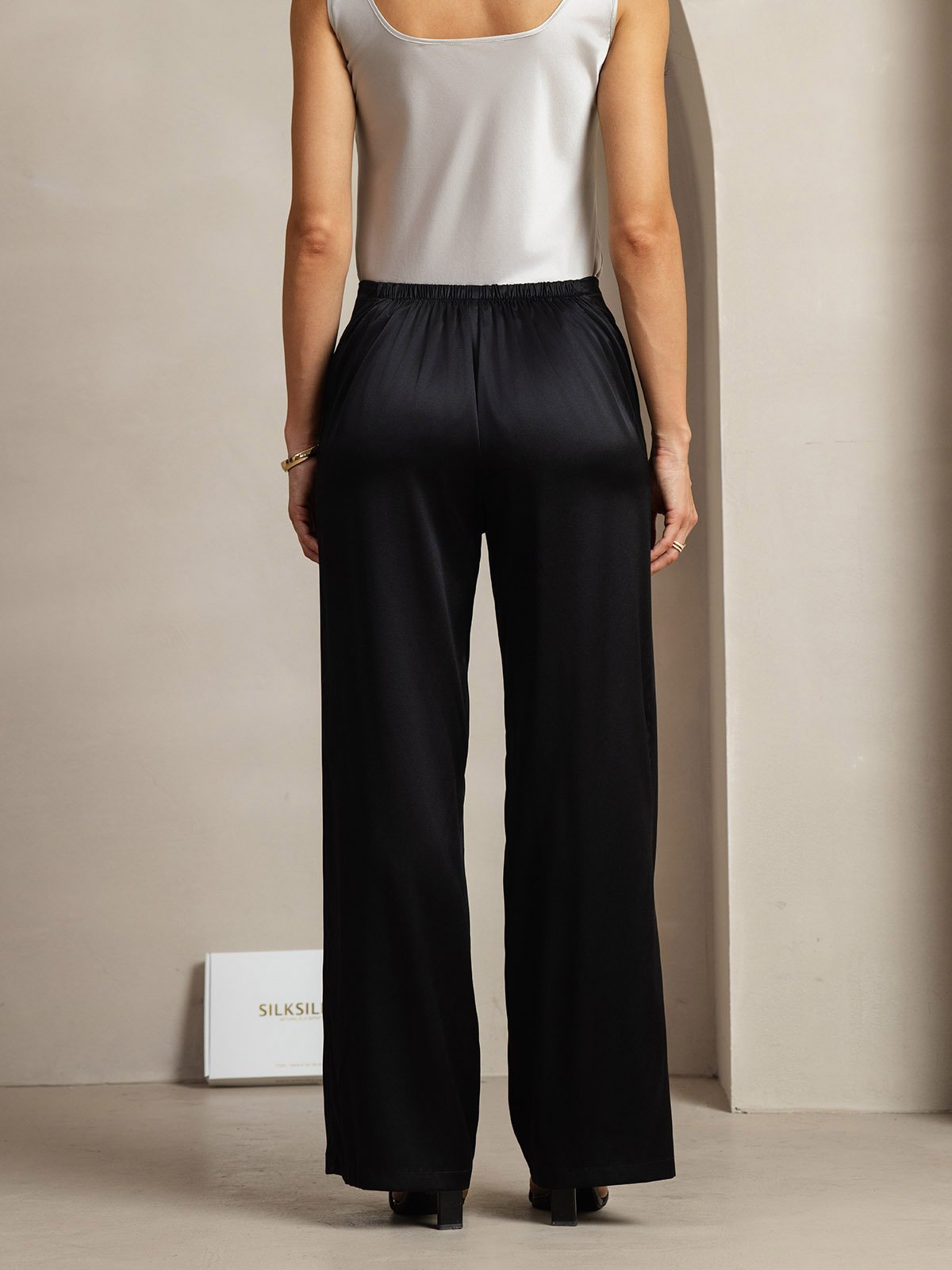 [Nero] SilkSilky-IT 19Momme Seta Womens Pants 004