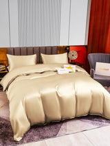[Beige] SilkSilky-IT 22Momme Seta pura Bedding Set 005,