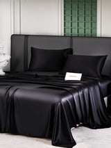 [Nero] SilkSilky-IT 25Momme Set di biancheria da letto 002