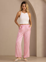 [Riga Diplomatica Rosa] SilkSilky-IT Womens Pants 005