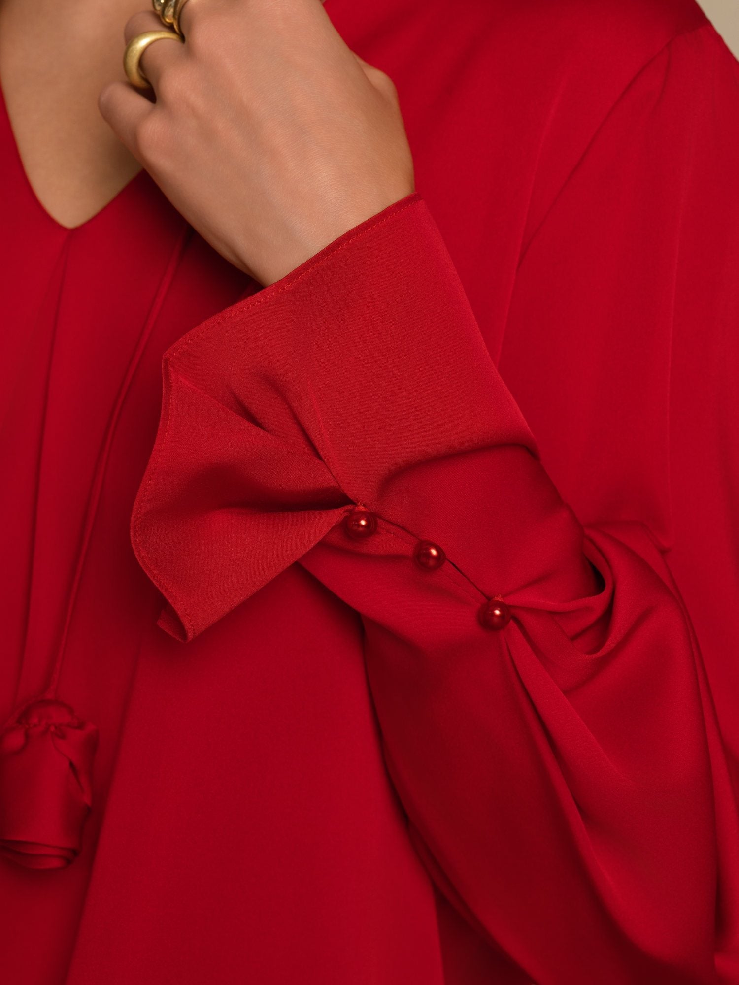 [Vino] SilkSilky-IT 19Momme Seta Manica lunga Scollo a V Camicette 006