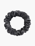 SilkSilky-IT 19Momme Seta pura Scrunchie Nero 004