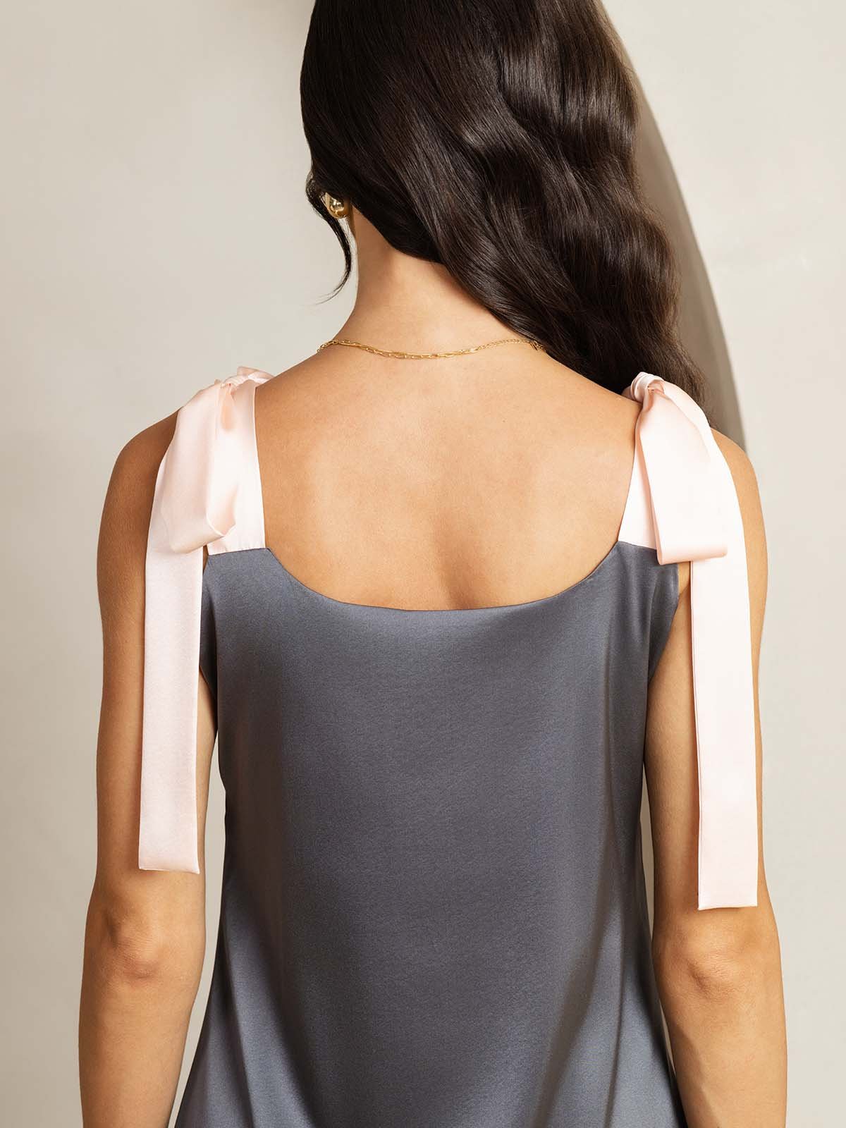 [Grigio Scuro] SilkSilky-IT 19Momme Seta Dress 005