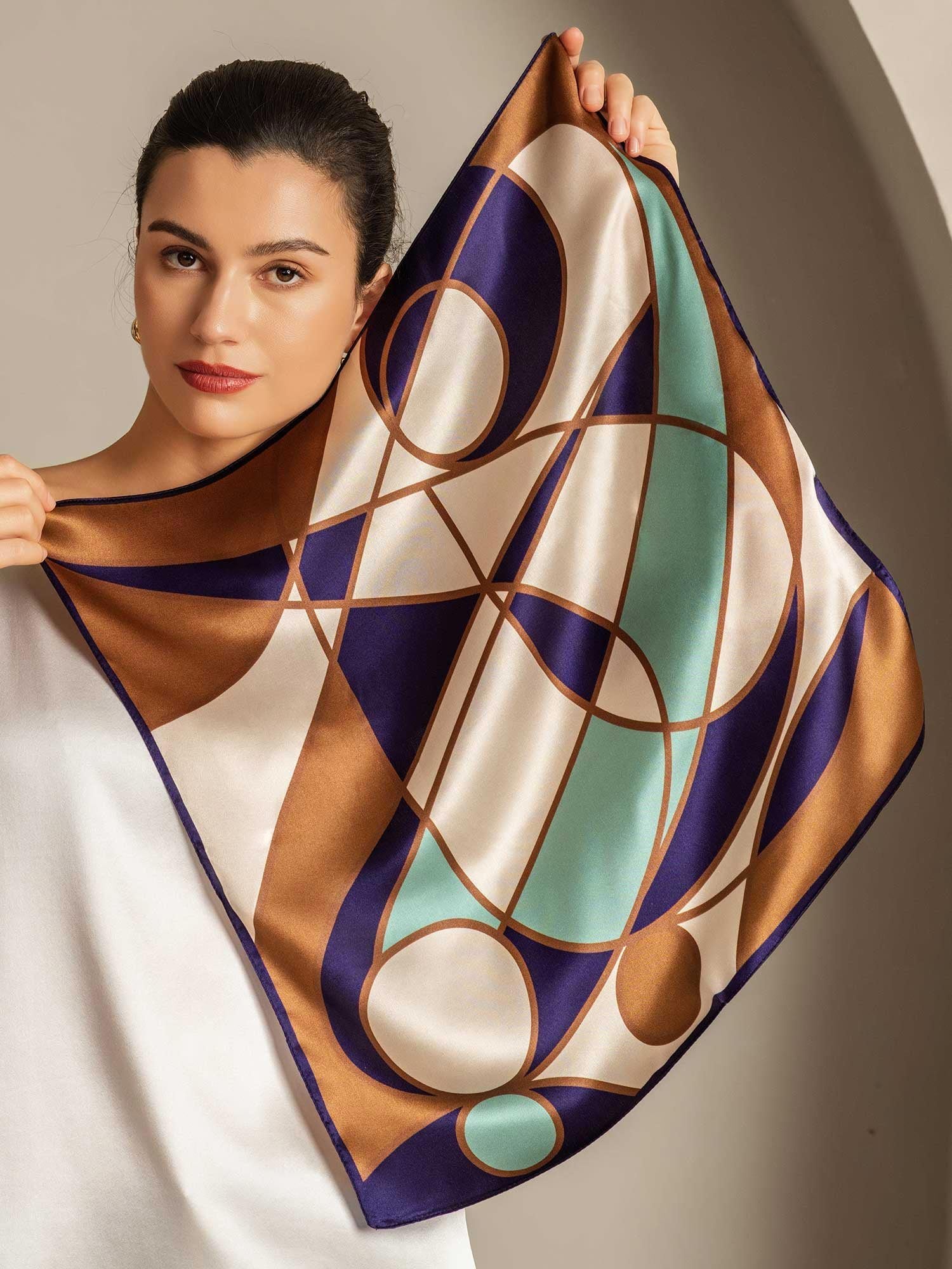 [P104] SilkSilky-IT Seta pura Scarf 002,