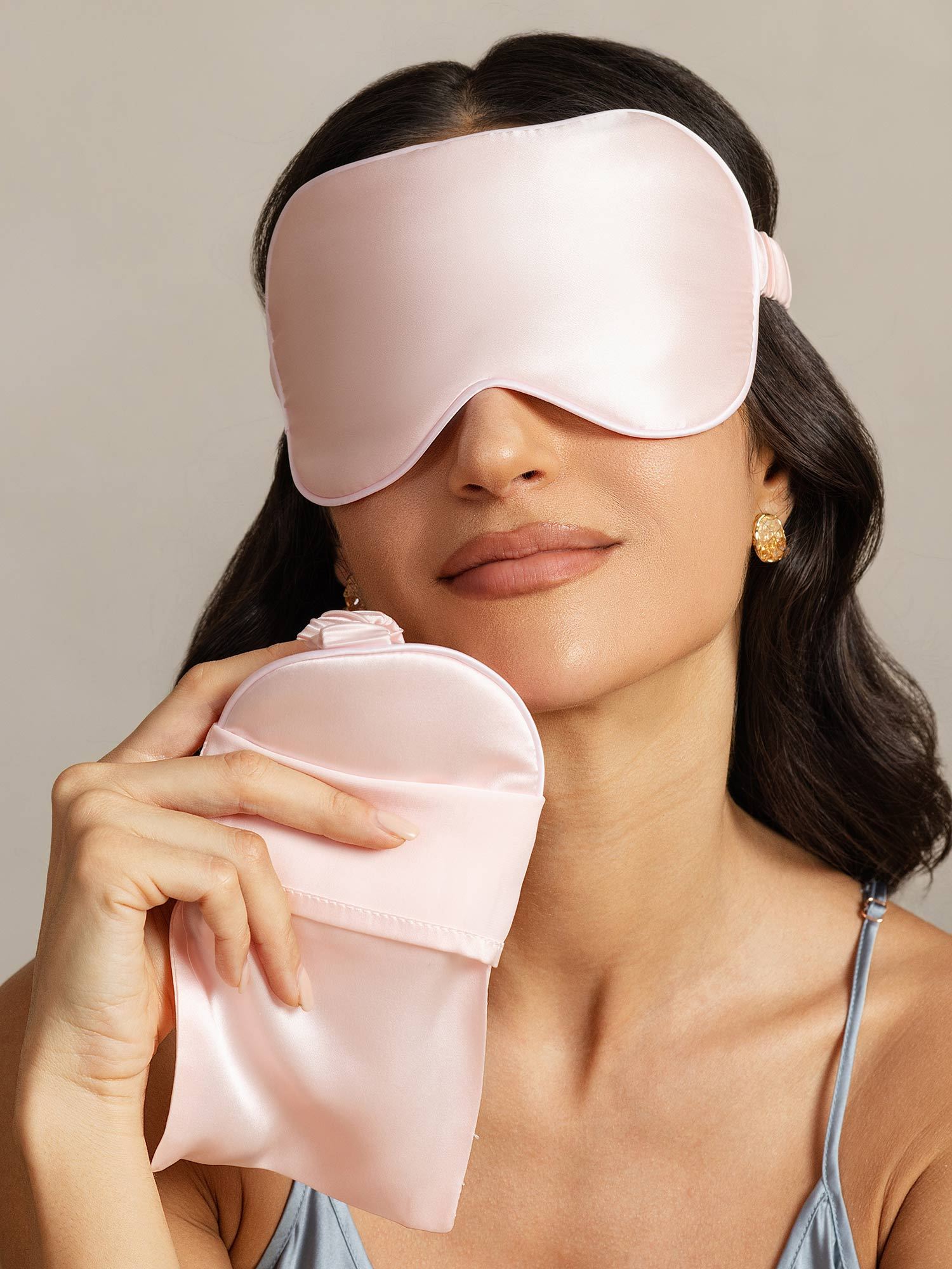 [Rosa] SilkSilky-IT Seta pura Eye Mask 007