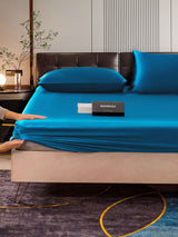 [Verde Acqua] SilkSilky-IT 22Momme Set di biancheria da letto 006