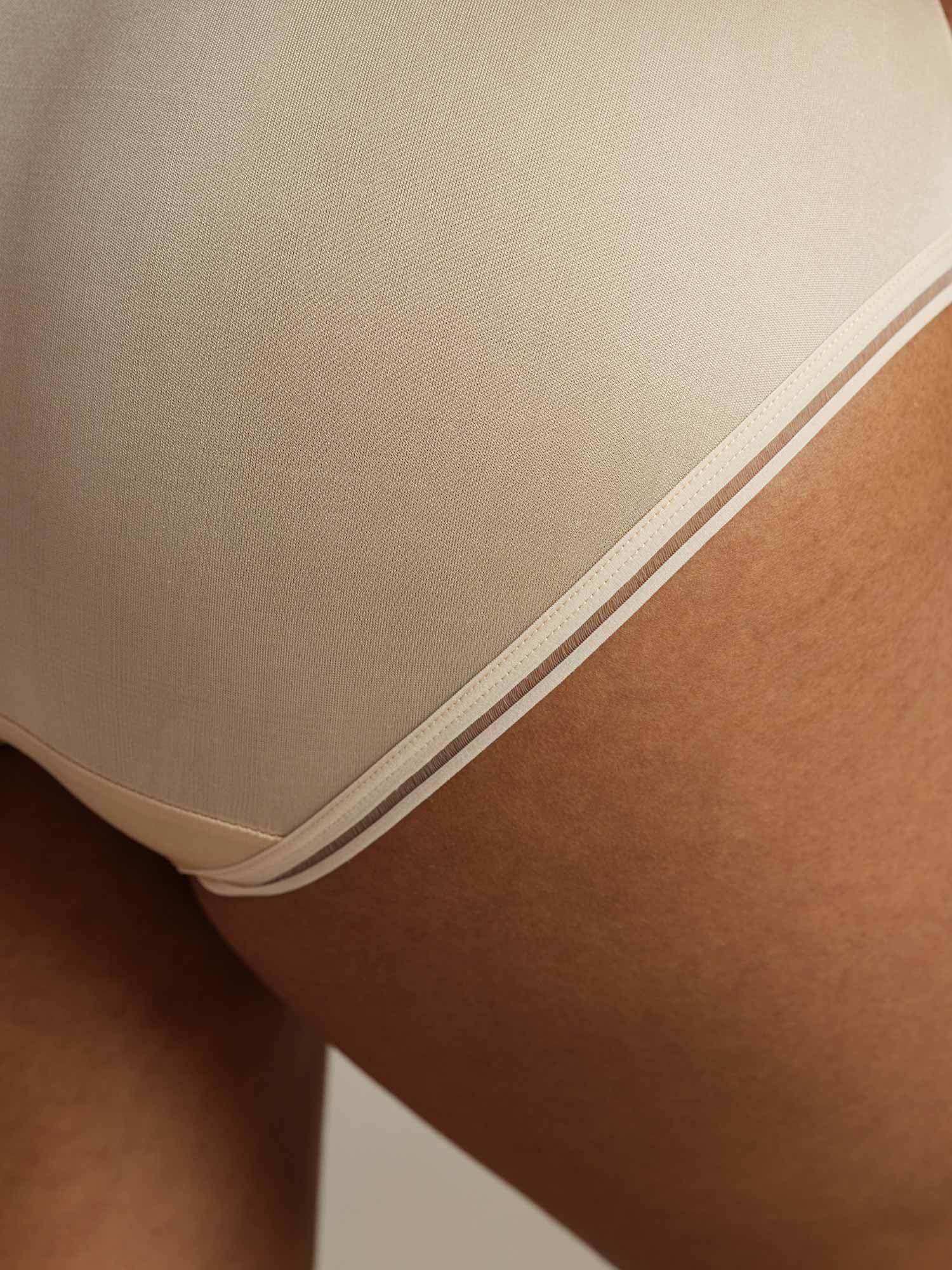 [Beige] SilkSilky-IT Seta pura Panty 004,