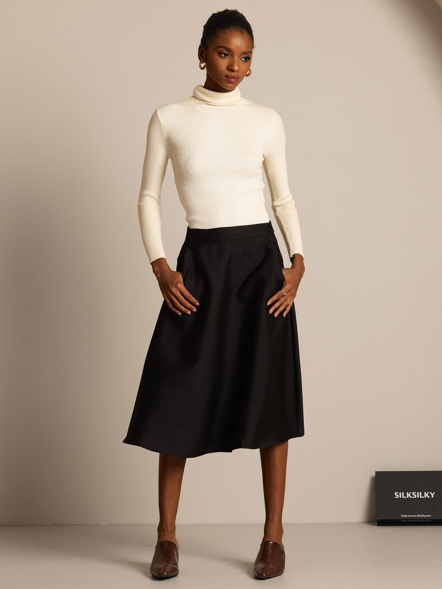 [Nero] SilkSilky-IT 32Momme Seta Skirt 007,