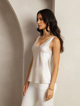 [Grigio Chiaro] SilkSilky-IT Sleeveless V Neck Cami 002