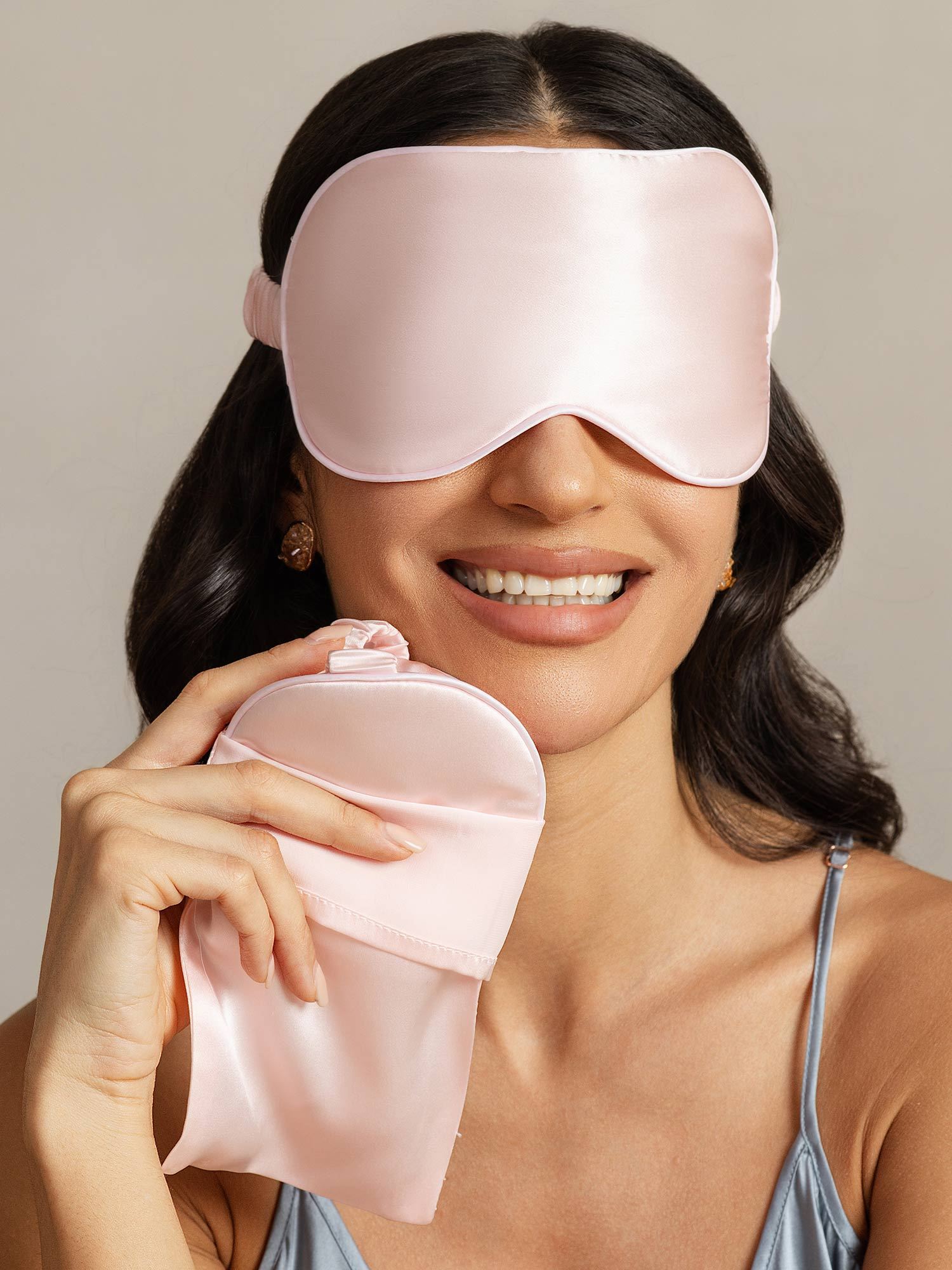 [Rosa] SilkSilky-IT Seta pura Eye Mask 004