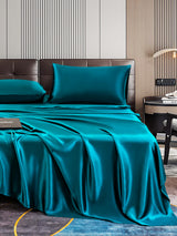 [Verde Acqua] SilkSilky-IT 22Momme Seta pura Bedding Set 006,