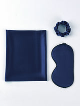 [Blu Scuro] SilkSilky-IT 19Momme Seta pura Pillowcase Set 005