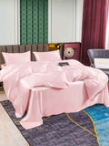 SilkSilky IT 25Momme Seta pura Bedding Set Rosa 003