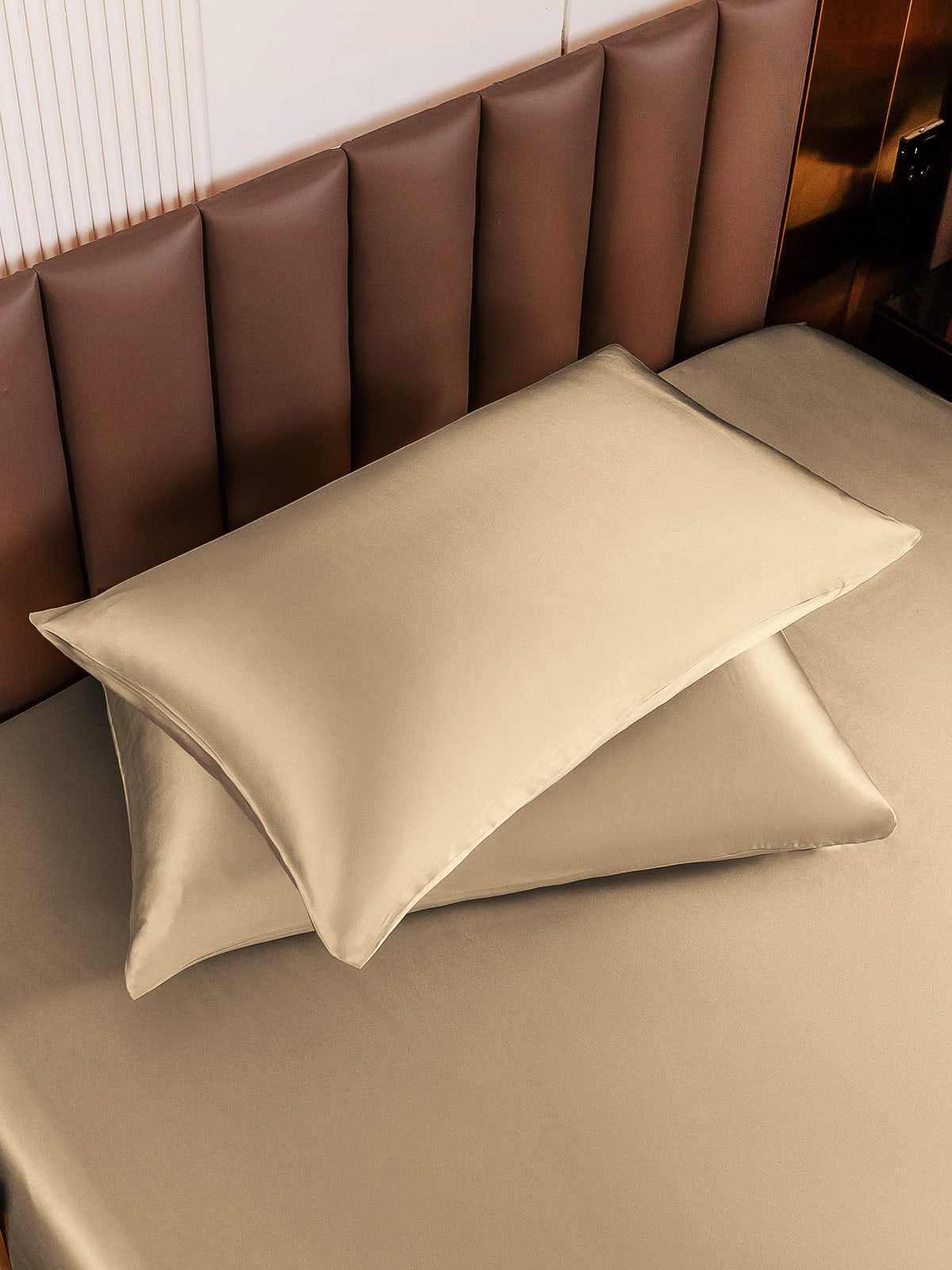 [Beige] SilkSilky-IT 19Momme Seta pura Pillowcase 004