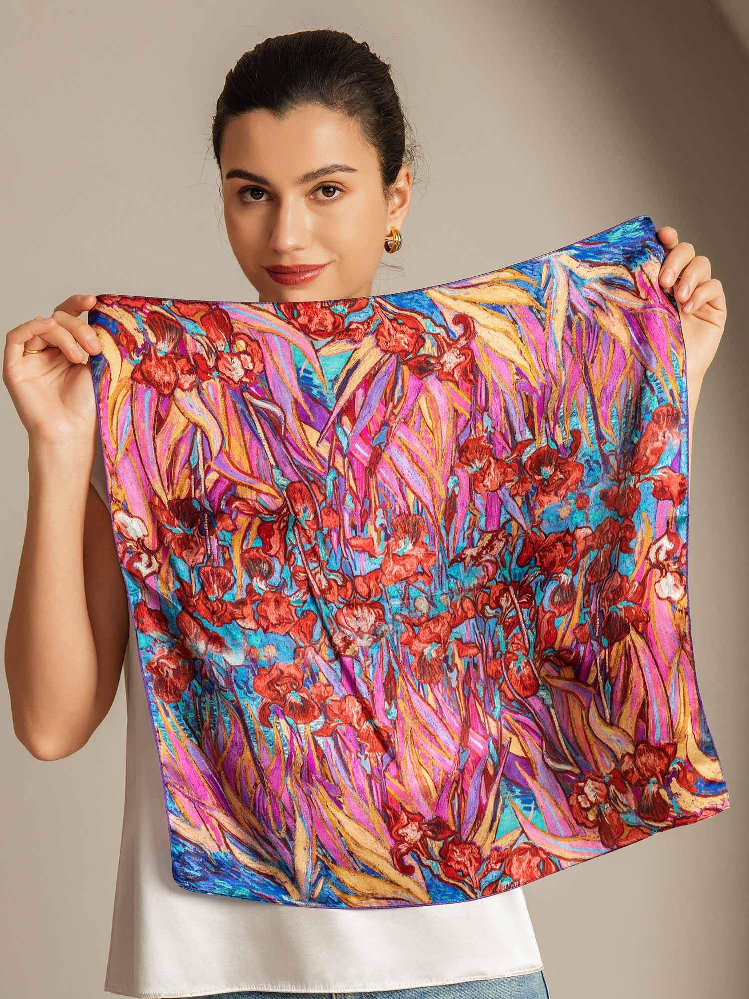 [P095] SilkSilky-IT Seta pura Scarf 002