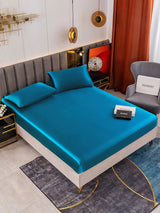 [Verde Acqua] SilkSilky-IT 19Momme Set di biancheria da letto 001