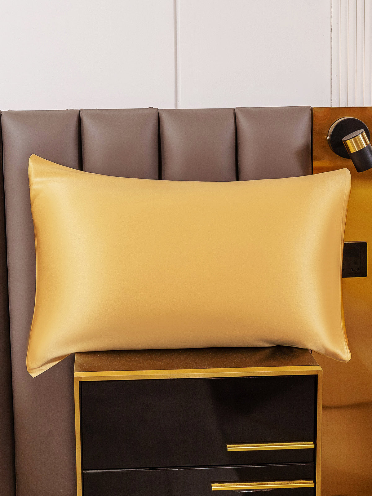 [Champagne] SilkSilky-IT 22Momme Seta pura Pillowcase 001