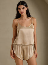 [Oro Champagne] SilkSilky-IT Spaghetti Strap Set di Bretelle 001
