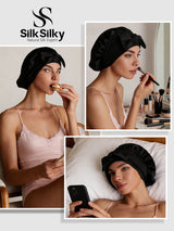 [Nero] SilkSilky-IT Cuffia di seta 005