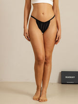 [Nero] SilkSilky-IT Mutandine da donna 001