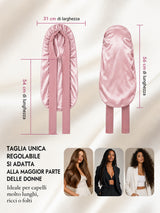 [Rosa] SilkSilky-IT Cuffia di seta 004