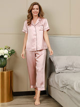 [Rosa] SilkSilky-IT Seta pura Womens Pajamas 004,