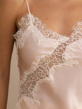 [Rosa] SilkSilky-IT Spaghetti Strap V Neck Cami 004