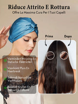 [Verde Acqua] SilkSilky-IT Cuffia di seta 005