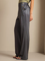 [Grigio Scuro] SilkSilky-IT Pantaloni da donna 006