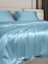 [Azzurro] SilkSilky-IT 19Momme Set di biancheria da letto 003
