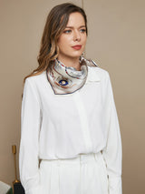 [P043] SilkSilky-IT Seta pura Scarf 003,