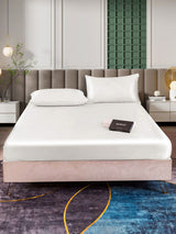 [Bianco] SilkSilky-IT 25Momme Set di biancheria da letto 002