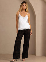 [Bianco] SilkSilky-IT V Neck Cami 007