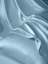 [Azzurro] SilkSilky-IT 19Momme Set di biancheria da letto 005