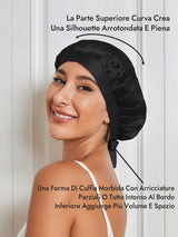 [Nero] SilkSilky-IT Cuffia di seta 003